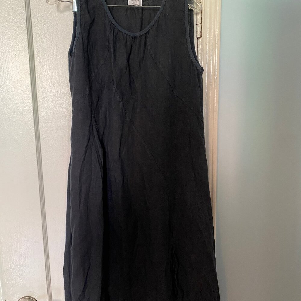 XL Linen Midi Dress, made in Italy